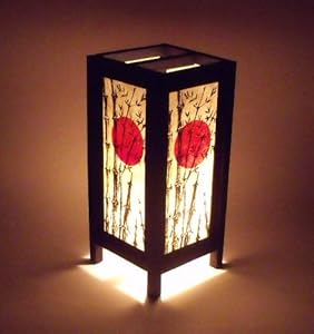 Sonne Japanische Lampe Papier - Bambus Japanische Deko Lampen