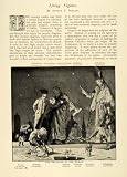 1906 Article British Demographics Occupations Religions Sports Military Novelist - Original Print Article
