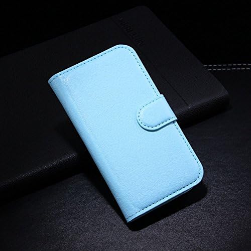 FSH Tech High Quality iPhone 6 Case Wallet Leather TPU 4.7 inches Not Fit For iPhone 6 Plus (Blue)
