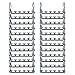 Wonder Hanger Max New & Improved, Pack of 24-3x The Closet Space for Easy, Effortless, Wrinkle-Free Clothes, Comes Fully Assembled, Grey