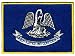 Louisiana State Flag Embroidered Patch Iron-On LA Emblem