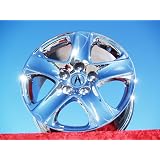 Acura RL: Set of 4 genuine factory 17inch chrome wheels by L.A. Wheel and Tire