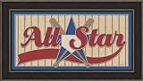All Star - Framed Art Print