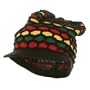 Honey Rasta Beanies Visor-Black Rasta W27S16A