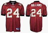 Cadillac Williams Tampa Bay Buccaneers #24 Authentic Reebok NFL Football Jersey (Scarlet)
