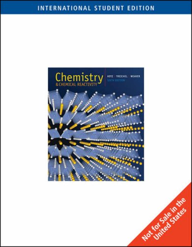 Chemistry and Chemical Reactivity (International Students Edition)