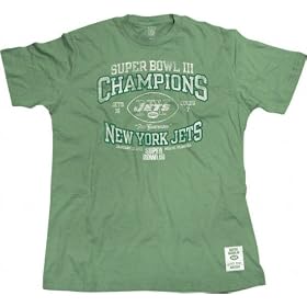 New York Jets Super Bowl III Champion Commemorative Vintage T-Shirt