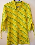 Summer Kaftan Top in Cotton from India -Spiritual Gifts. Usually dispatched within 2 working days.