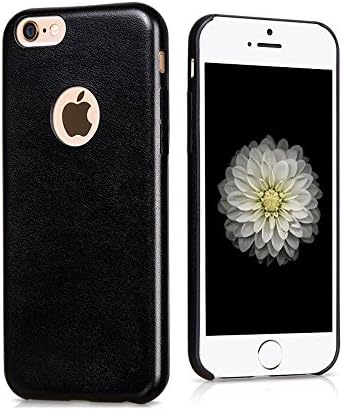 iPhone 6 Case, Ultra Slim Fit Leather Case for iPhone 6 4.7" (BLACK)