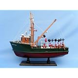 Andrea Gail 16 - The Perfect Storm Fully Assembled Fishing Boat Model Wooden Home Nautical Decor Not a Model Kit by Handcrafted Model Ships