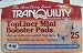 Tranquility TopLiner Mini Booster Pad Small Diaper Inserts Case/100 (4 bags of 25)