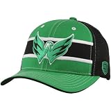 NHL Old Time Hockey Washington Capitals St. Patrick's Day Doherty Flex Hat - Black/Kelly Green