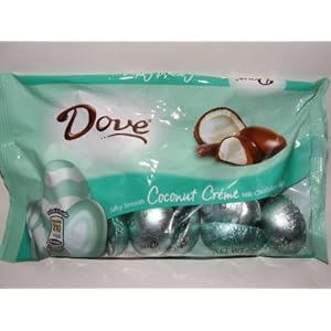 Dove Coconut Creme Milk Chocolate Eggs Pack of 3