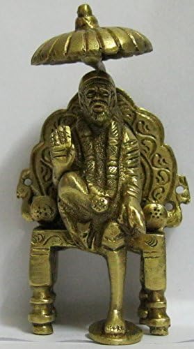 BRASS STATUE OF SAI BABA (Chhatari) - 7