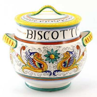 RAFFAELLESCO: Biscotti jar [#018-RAF]