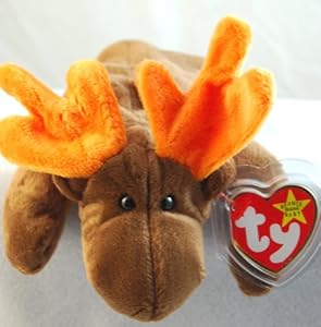 Amazon.com: Ty Beanie Babies Chocolate the Moose: Toys & Games