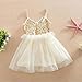 FEITONG Kids Girls Princess Sequins Tulle Lace Tutu Slip Dress