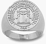 Georgia Bulldogs Seal 5/8 Ladies' Ring Size 6 1/2 - Sterling Silver Jewelry