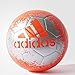 adidas Performance X Glider II Soccer Ball, Solar Red/Silver Metallic, Size 4