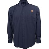 Antigua Syracuse Orange Navy Blue Matrix Button-up Shirt