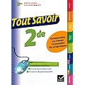 Toutes les mati�res 2de - Tout savoir: Ouvrage de r�vision et d'entra�nement
