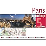 paris popout map pop up city street map of paris city center folded pocket size travel map with transit map