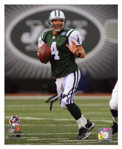 Brett Favre New York Jets - Drop Back - Autographed 8x10 Photograph