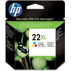 HP Original 22XL Tri-colour Ink Cartridge (High Capacity)