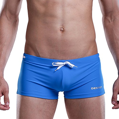 Neleus Mens Swimwear Sexy Sport Shorts Tie Rope Swim Trunks