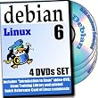 Debian 6, 4-disks DVD Installation and Reference Set, Ed. 2012
