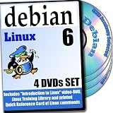 Debian 6, 4-disks DVD Installation and Reference Set