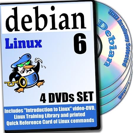 Debian 6, 4-disks DVD Installation and Reference Set, Ed. 2012