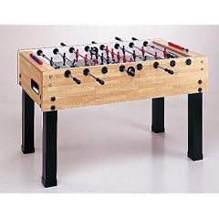 Tischfu�ball "G-500" (143 x 125 x 88 cm, holz, Teleskopstangen)