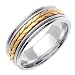 Handmade Wedding Band With Comfort Fit 14K White Gold Can Also Be Made In Platinum or Other Colors 18K And 24K Is Also Available 8mm