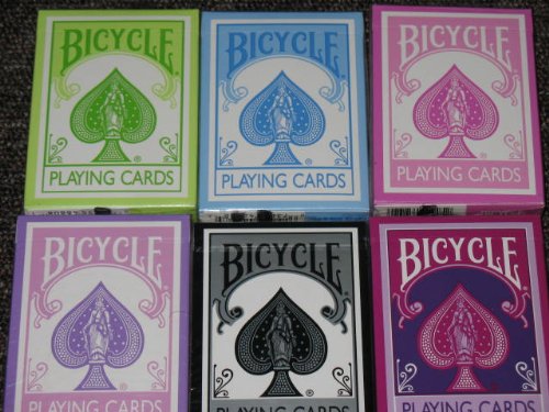 Bicycle Reverse Collection 6 Deck Playing Cards