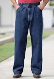 KingSize Big & Tall Comfort Waist Jeans Full Elastic Waist Baggy Fit