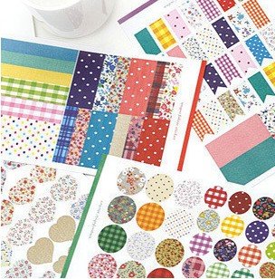 Onor-tech 4 sheets lovely decorative adhesive sticker t…