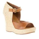 51cL4LLf5nL. SL160  Matisse Asher Tan Leather Wedge Sandal, 10