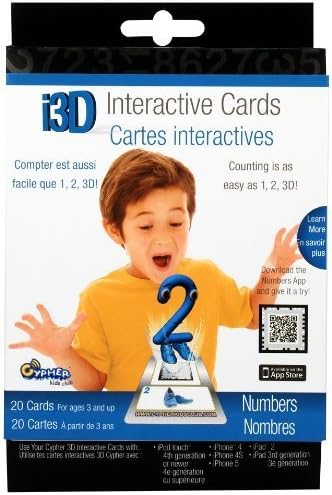 i3D Interactive Cards- Numbers by Cypher Entertainment
