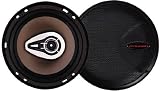 SOUND AROUND ELECTRONICS 680GX 6.5'' 200 Watts Three-Way Bronze P.P. Cone Speakers