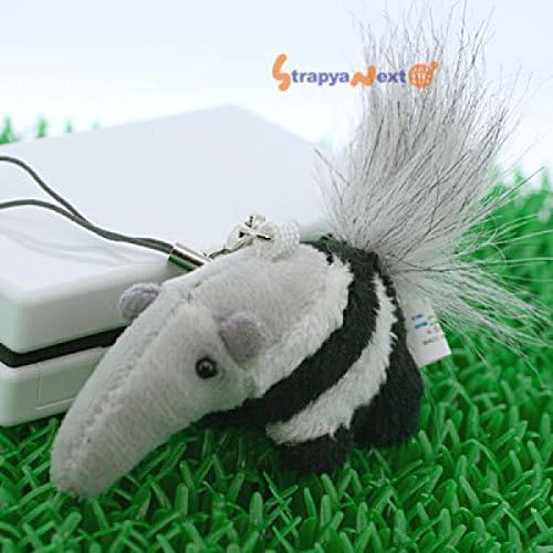 Soft and Downy Mini Animal Stuffed Toy Cell Phone Strap (Ant-eater)