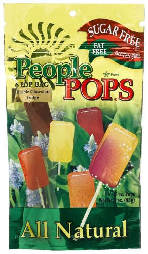 People Pops Double Chocolate Fudge Pops, 6-Pop Bags (Pack of 12)