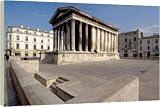 Maison Carree - 20 Inch Canvas Print (51 cm) by Robert Harding