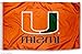 Miami UM Canes University Large College Flag