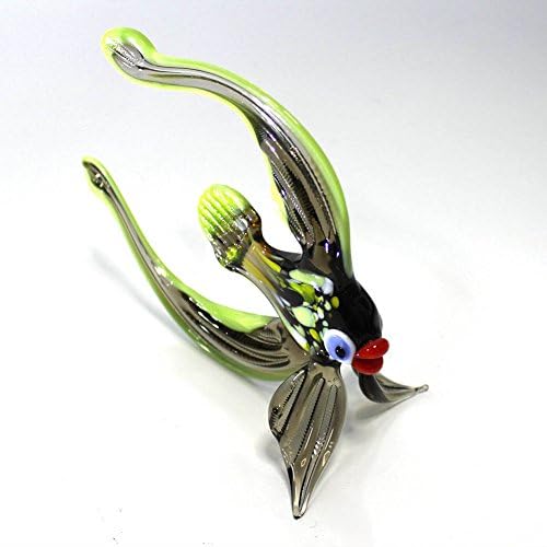 Big Glass Figurine "Fish" Russian Handmade