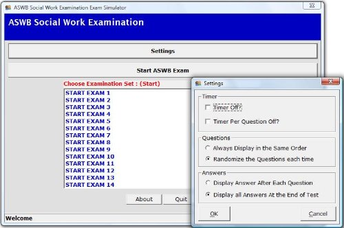 aswb social work boards exam 6000 question simulation software for the aswb masters bachelors clinicaladvanced