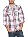 edc by ESPRIT Herren Freizeithemd, kariert 032CC2F008, Gr. 50/52 (L), Weiß (white 100)