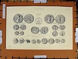 Antique Print C1800-1870 Roman Coins Barbarian Nations