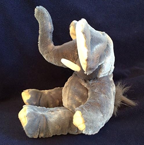 RE-RECORDABLE Plush Elephant Toy with Push Button Sound Module - 15 inch Tall