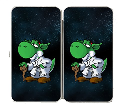 “Plumbing Wars” Wise Alien Hero Character Funny Video Game & Space Movie Parody – Taiga Hinge Wallet Clutch